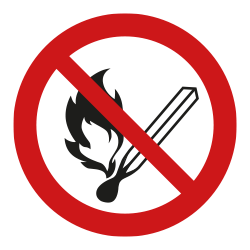Feuer machen verboten